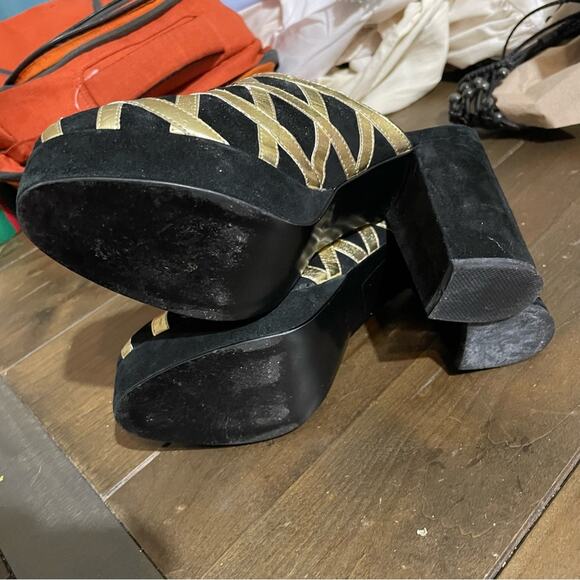 Jeffrey Campbell metallic clogs - Picture 7 of 9